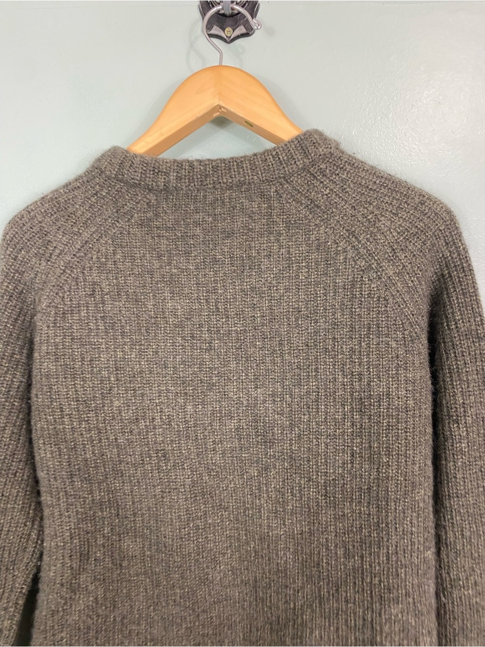 Jenni Kayne Cashmere Fisherman Sweater Green Medium - Picture 6 of 10